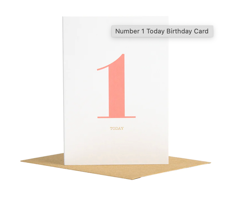 Bob & Blossom Number 1 Today Greeting Card