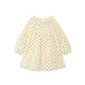 Bob & Blossom vanilla spot balloon sleeve dress