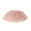Bob & Blossom vintage pink tutu skirt with gold glitter hearts for girls