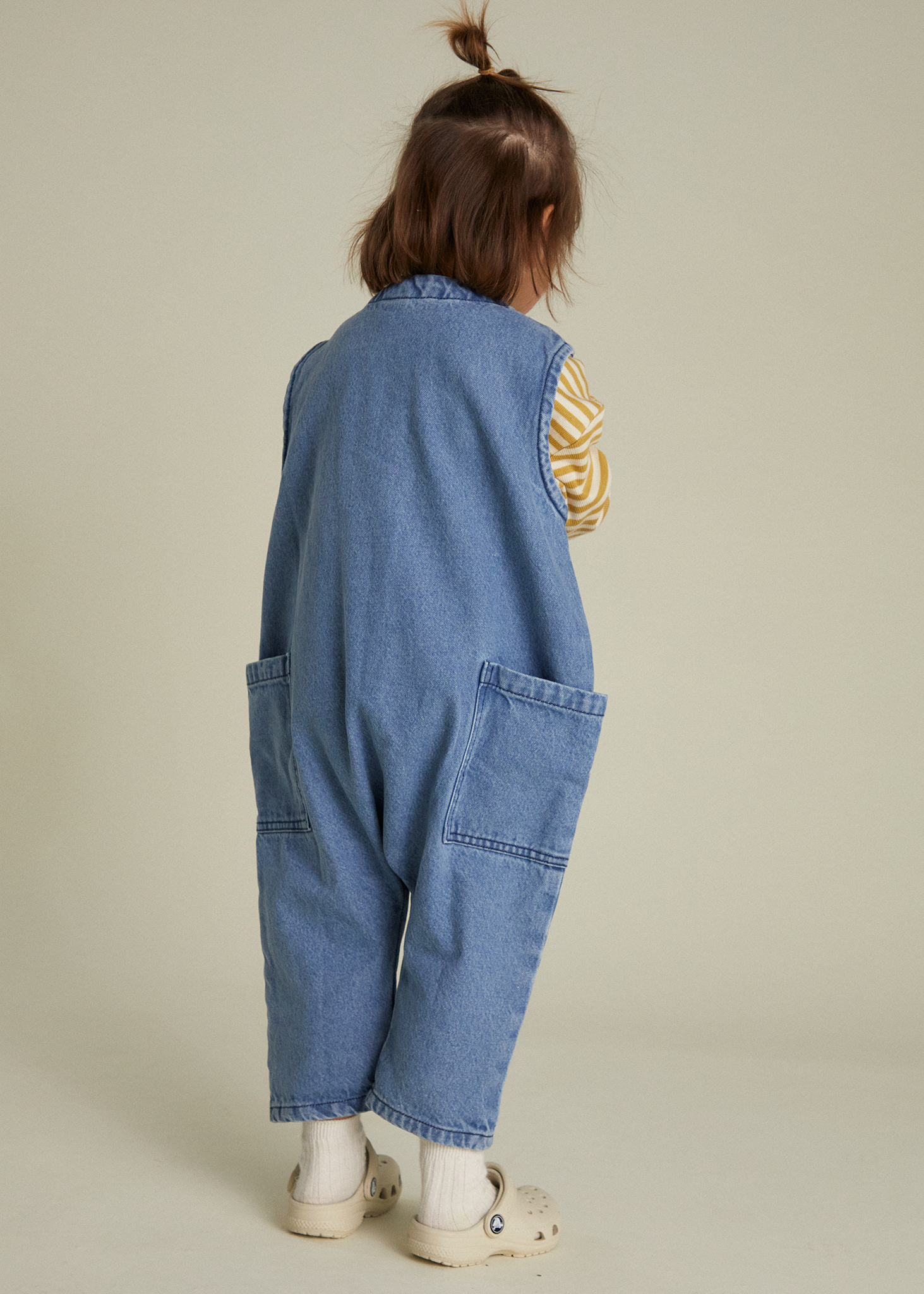 Claude & Co Wren Sleeveless Denim Overall