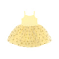 Bob & Blossom Lemon & Gold Glitter Heart Dress
