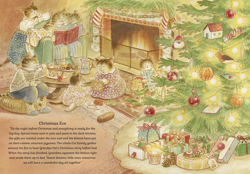 Cat Family Christmas children's picture book, The Quarto Group