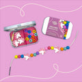 Unicorn charm bracelet making gift kit for children, Cotton Twist