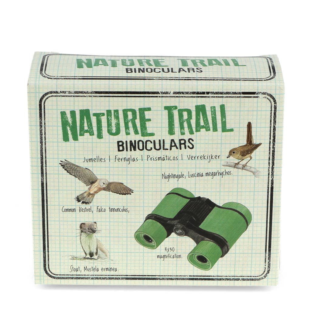 Children's binoculars with pouch, Nature Trail kids' explorer toy, Rex London