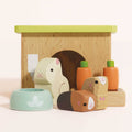 Le Toy Van bunny and guinea pig pet animal set, kids' wooden play toy