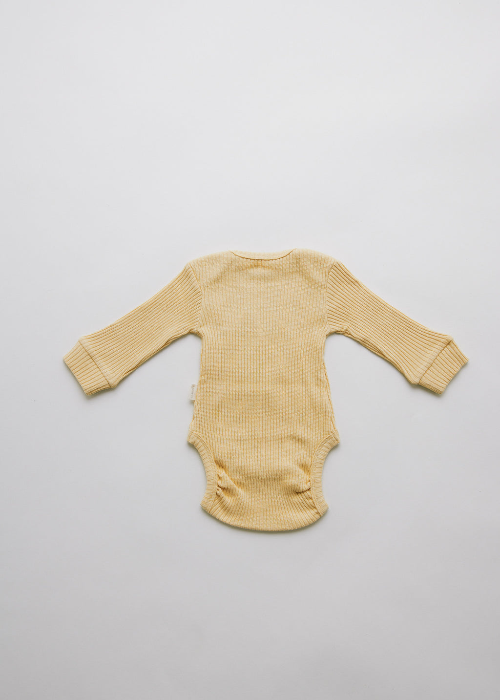 Claude & Co Clowning Around yellow ribbed baby bodysuit with frilled collar – image 6