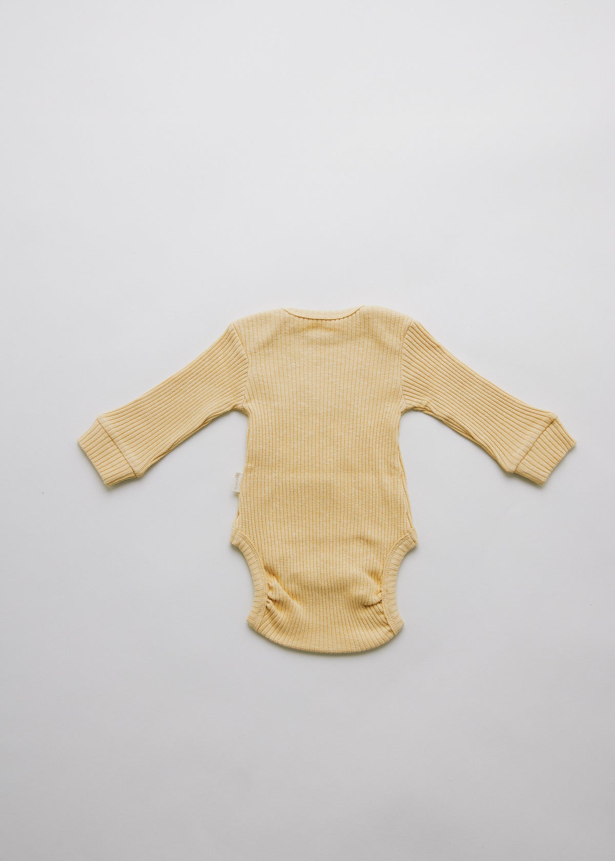 Claude & Co Clowning Around yellow ribbed baby bodysuit with frilled collar – image 6