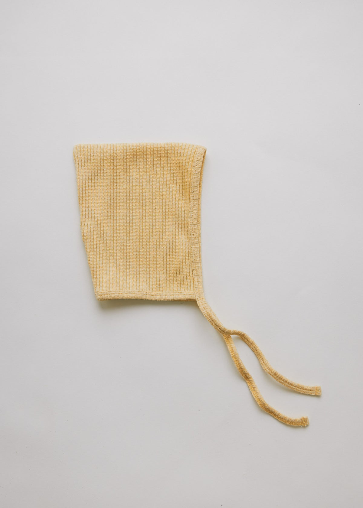 Claude & Co Pixie buttercup yellow ribbed baby bonnet – image 5