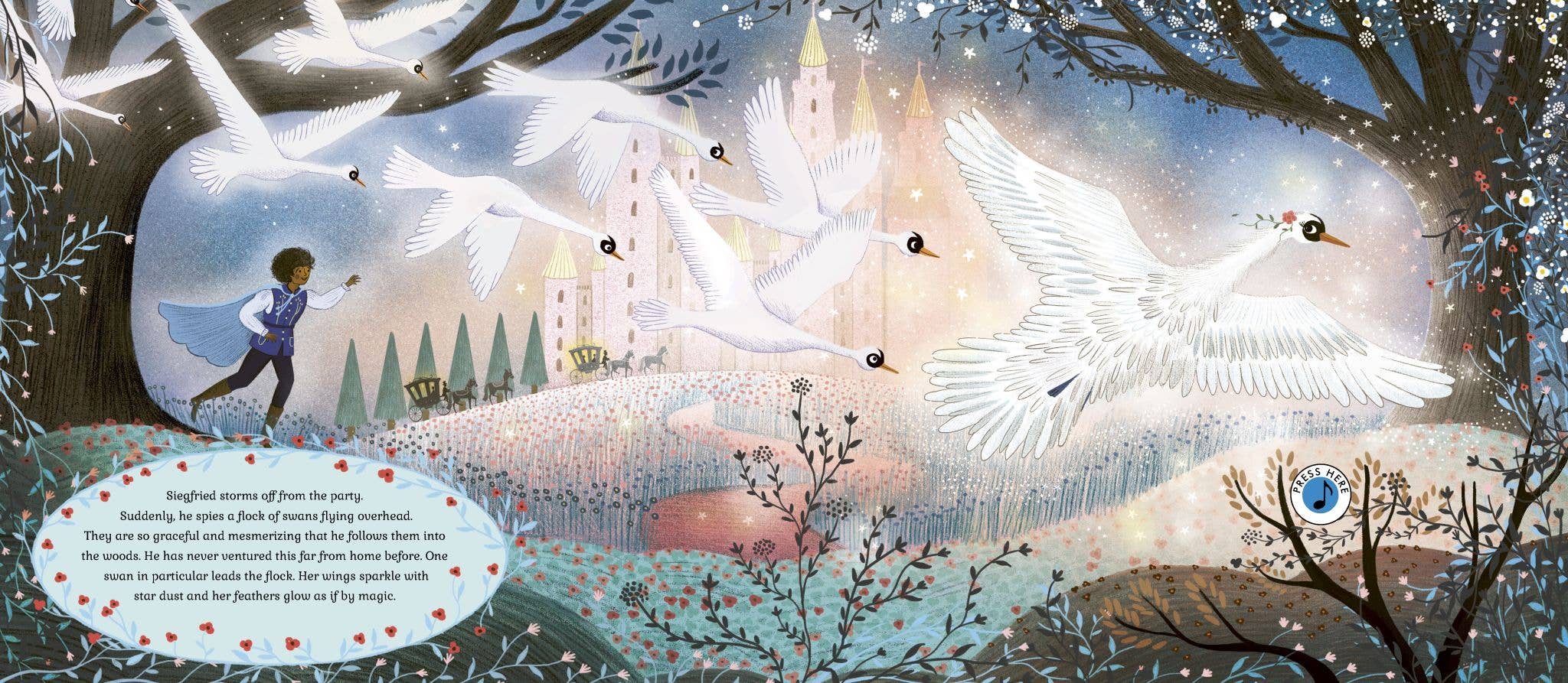 The Story Orchestra Swan Lake musical children's book, The Quarto Group