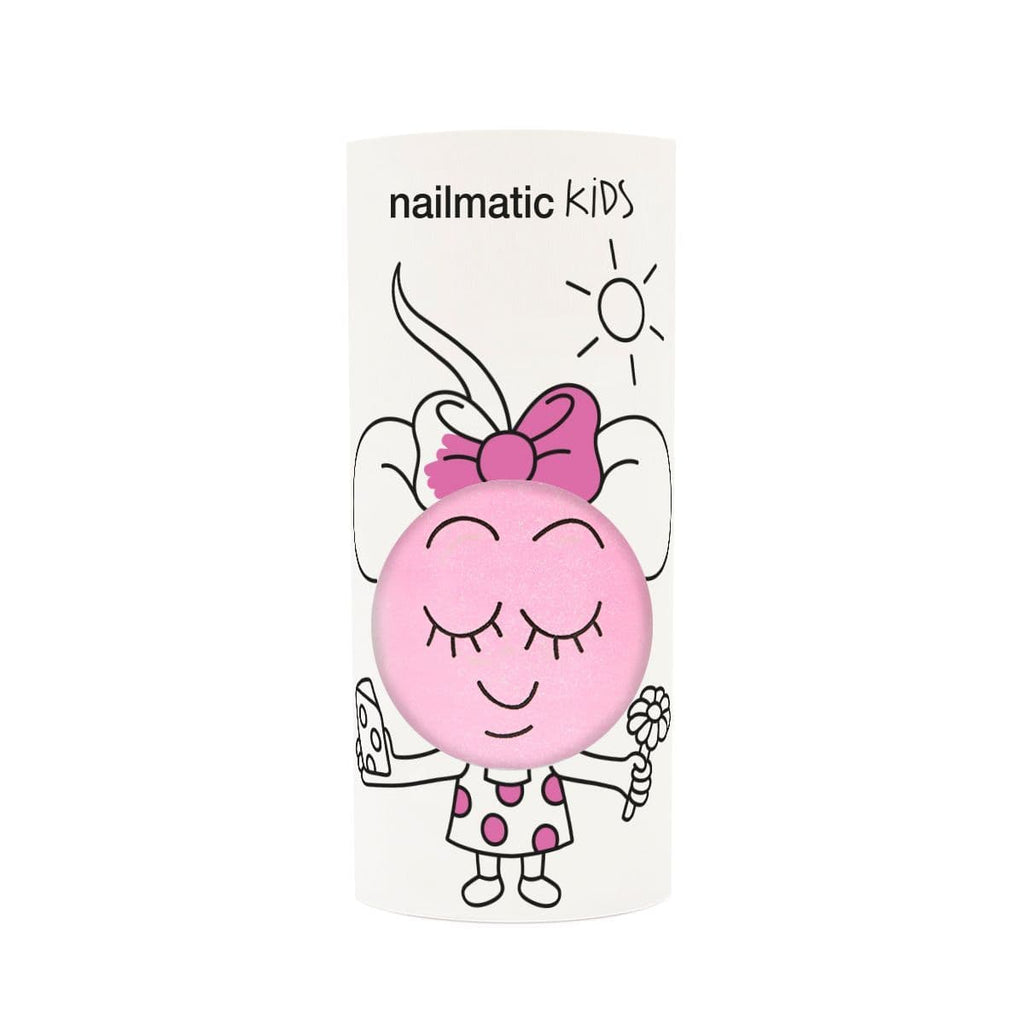 Nailmatic Dolly neon pink kids' nail polish, water-based polish
