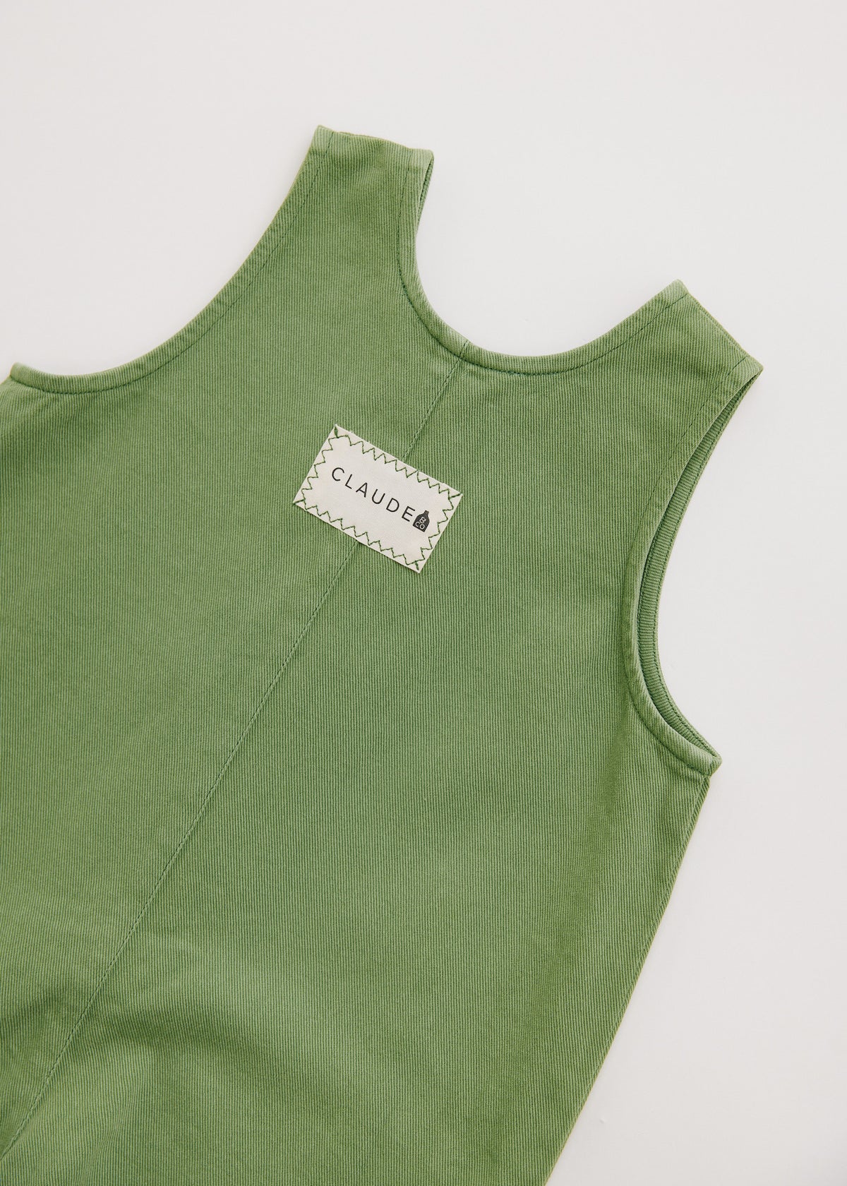 Claude & Co Cali pickle green overall for kids, organic cotton – image 9