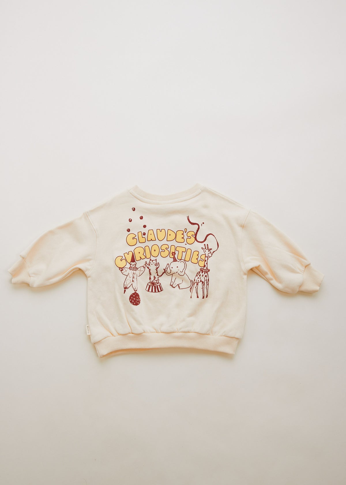 Claude & Co Carner Claude's Curiosities circus print sweater for kids – image 7