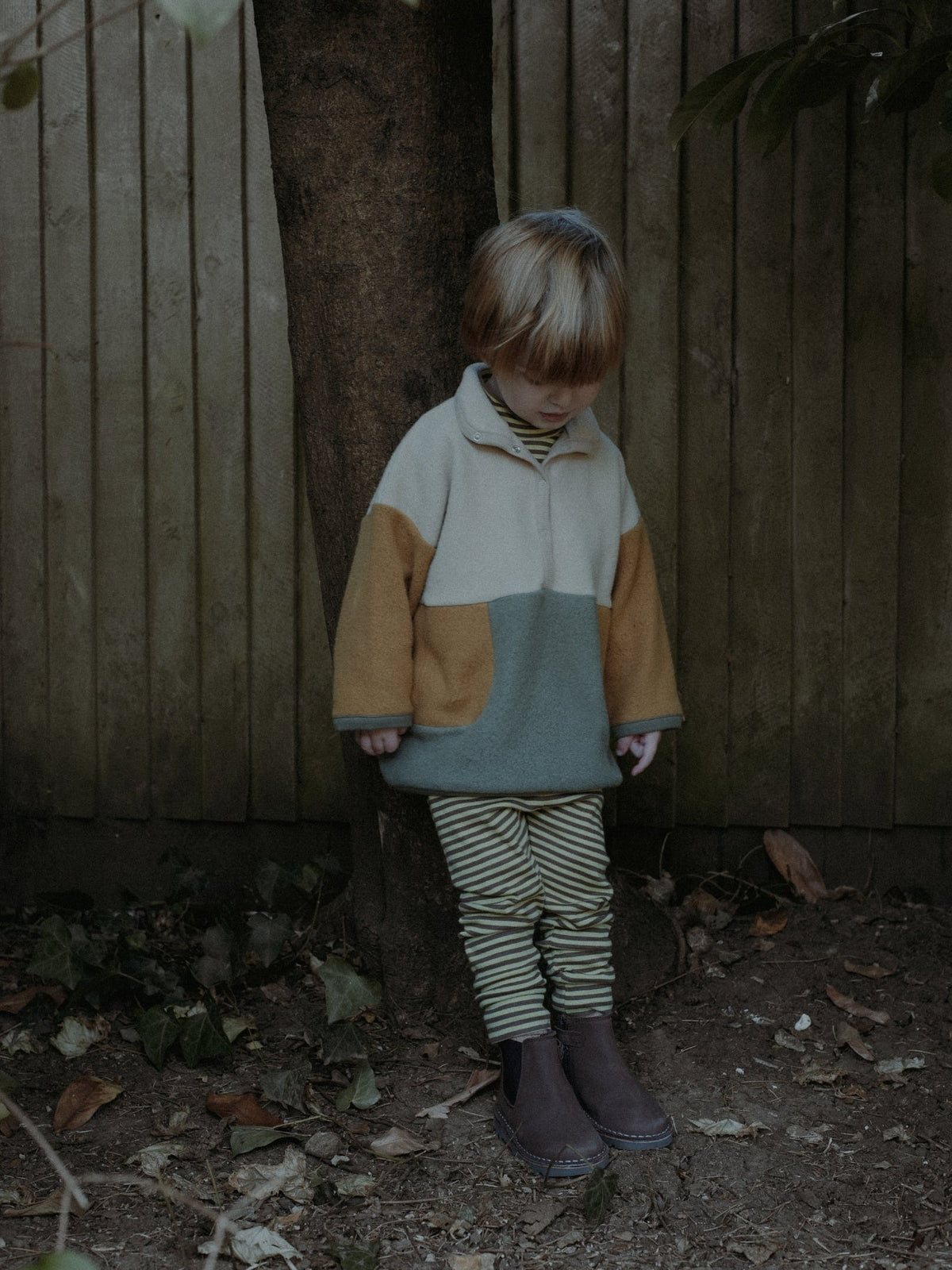 Organic Zoo Colour Block Fleece Sweater