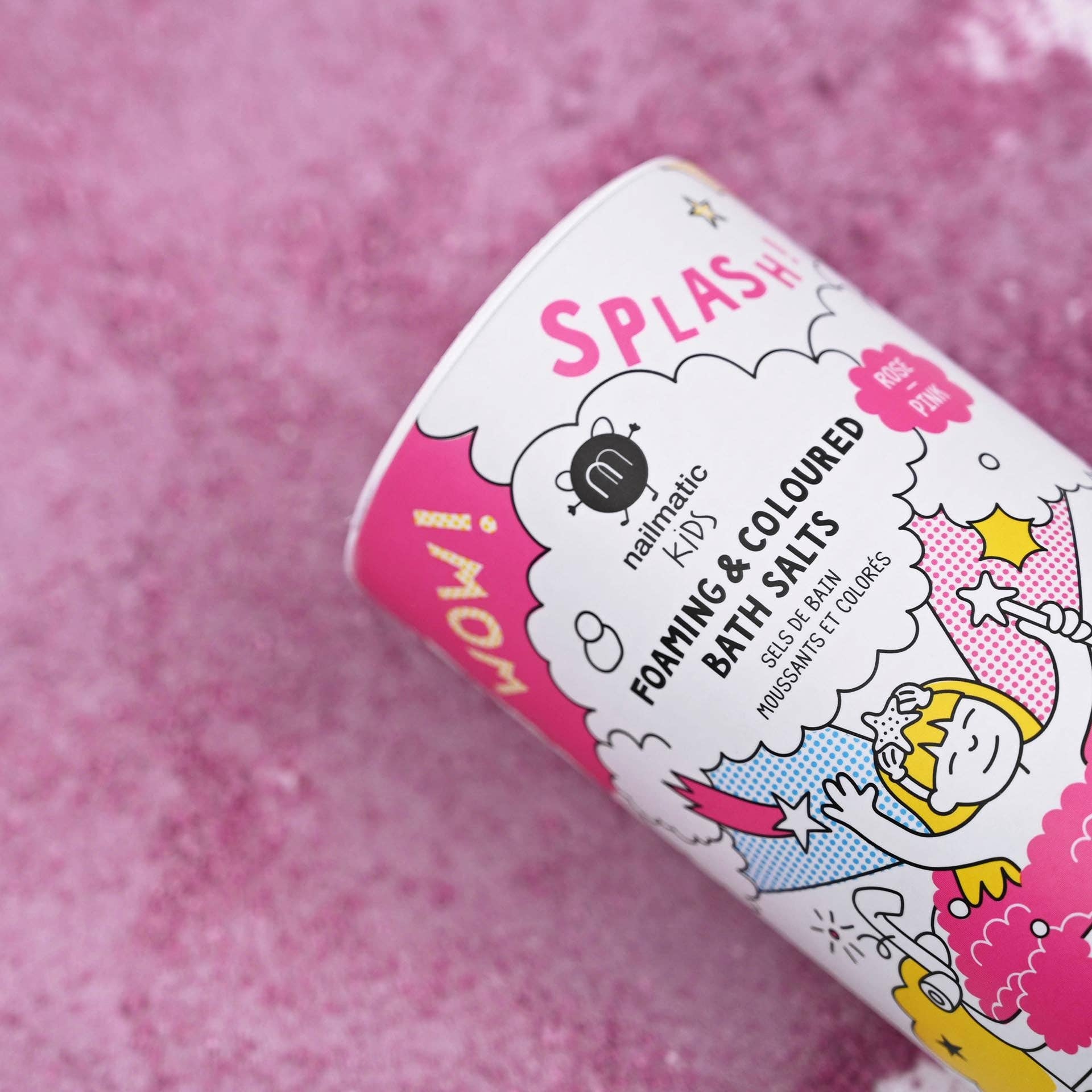 Nailmatic KIDs Foaming Bath Salts, Pink