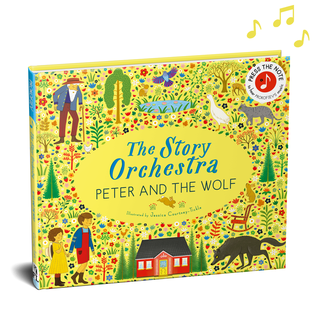 The Story Orchestra Peter and the Wolf musical children's book, The Quarto Group