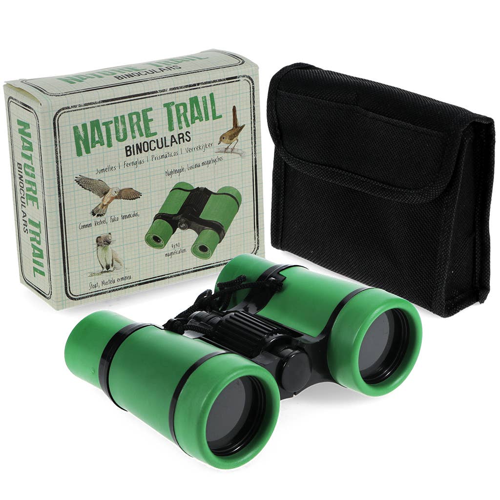 Children's binoculars with pouch, Nature Trail kids' explorer toy, Rex London