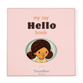 ThreadBear Hello! rag book, soft cloth book for babies