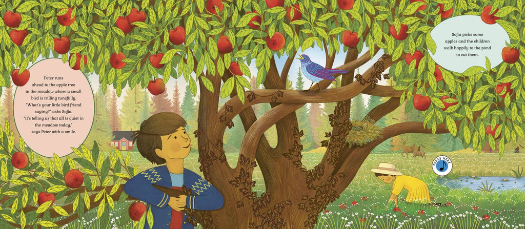 The Story Orchestra Peter and the Wolf musical children's book, The Quarto Group