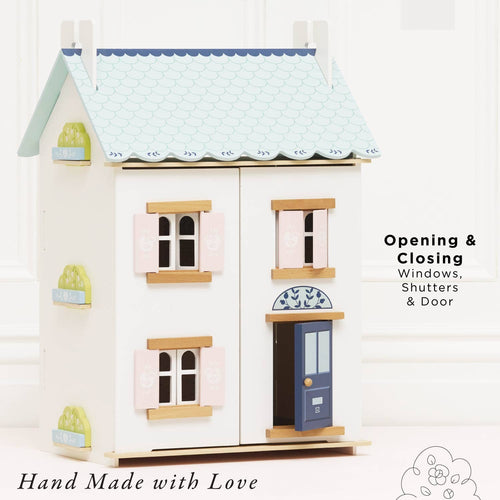 Le Toy Van Bluebelle wooden dolls house, kids' pretend play house