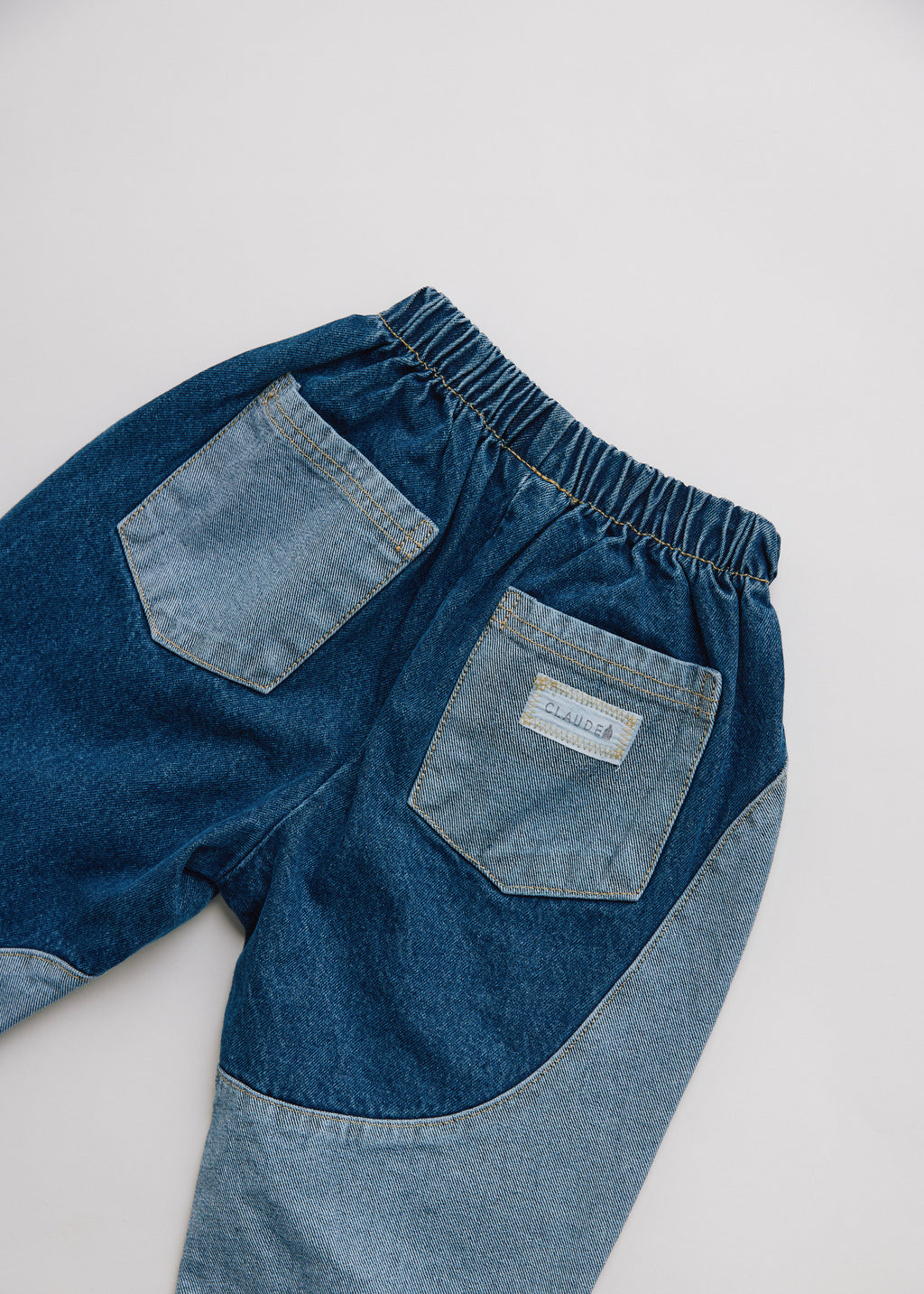 Claude & Co Emerson wiggle denim jeans for kids, organic cotton – image 8