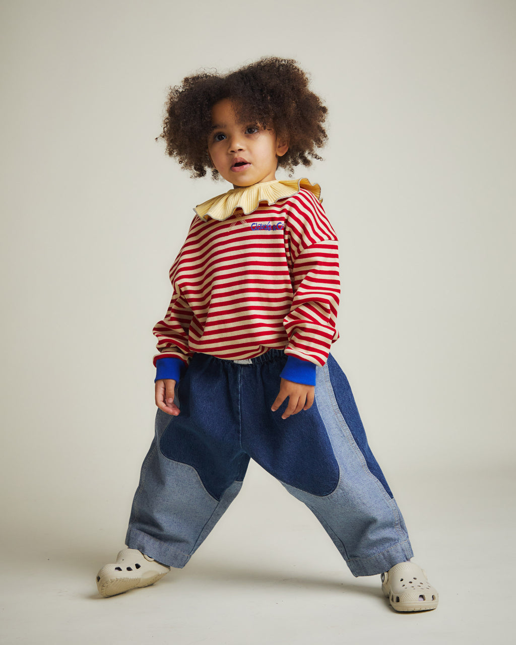 Claude & Co Emerson wiggle denim jeans for kids, organic cotton – image 4