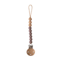 Mushie Ava Ash pacifier clip, baby dummy clip, Cucurucu