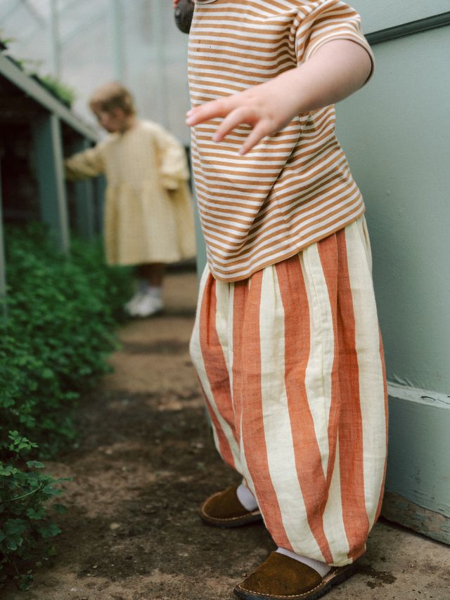 Organic Zoo Tomato Stripes Resort Pants