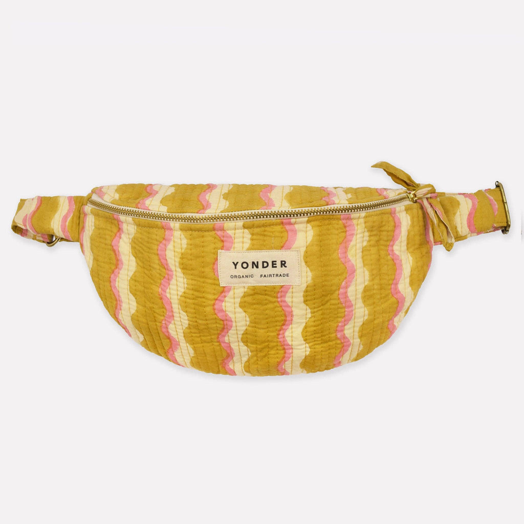 Wiggle honey quilted cotton bumbag for kids, children's bum bag, YONDER