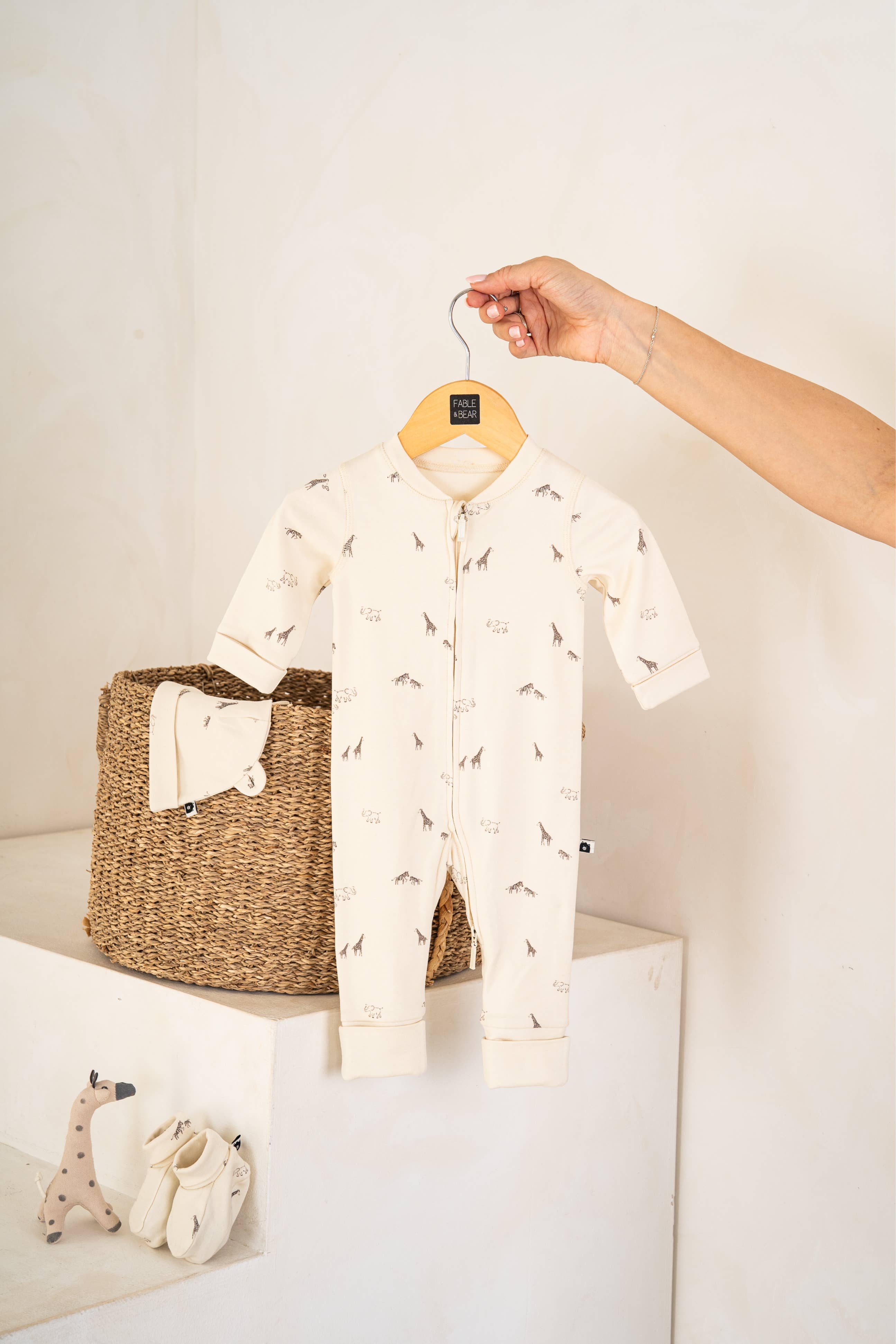 Fable & Bear Safari Sleepsuit