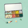 Daisy bracelet bead kit for children, make your own jewellery, Cotton Twist