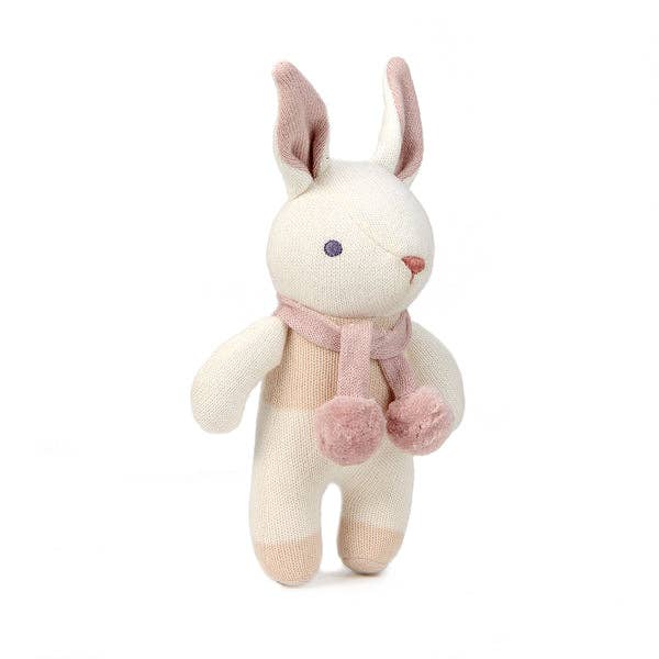 Baby Threads Cream Bunny - Organic Rattle 22cm