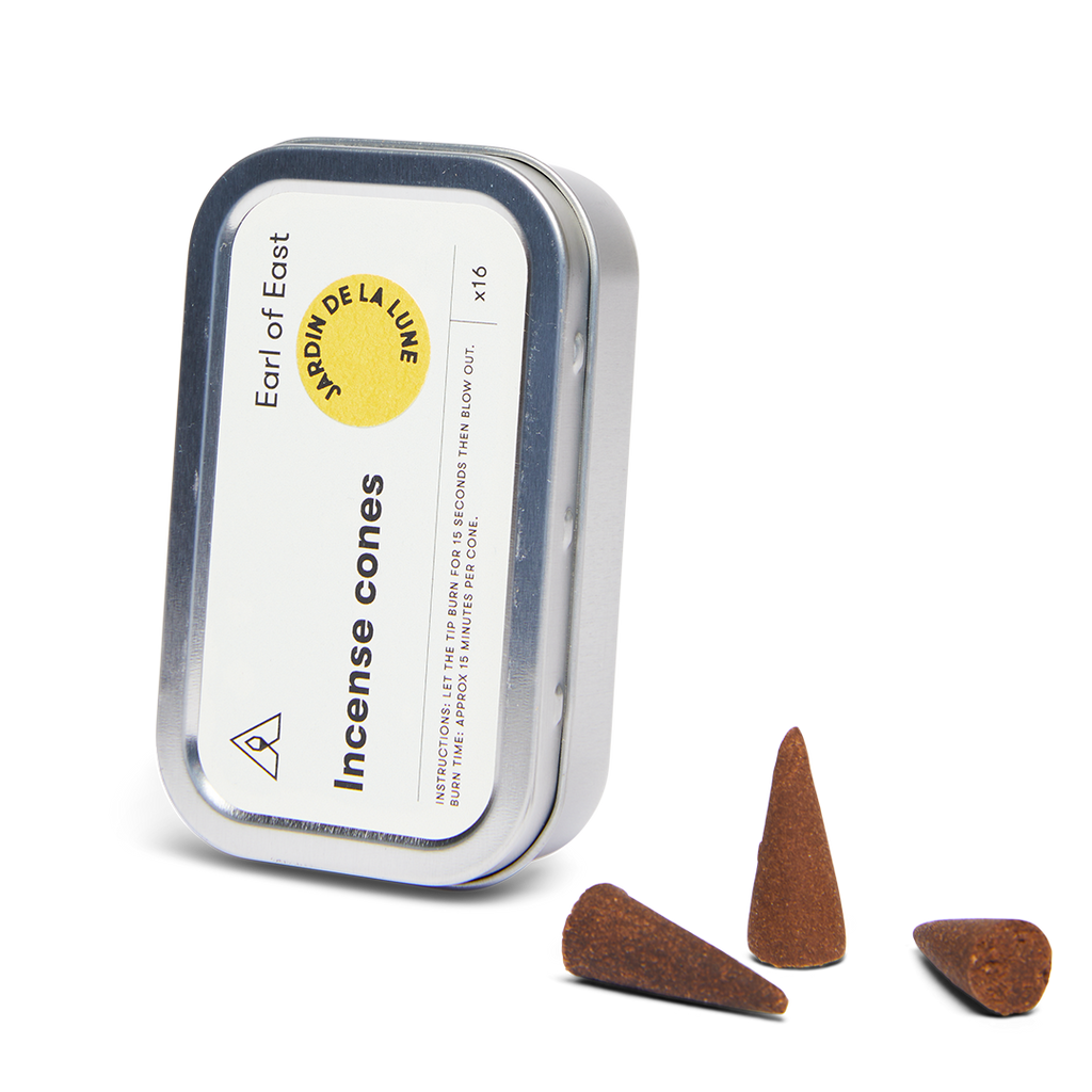 Jardin de la Lune incense cones, pack of 16, Earl of East