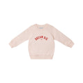 Kids' powder pink DREAM BIG sweatshirt, children's jumper, Bob & Blossom