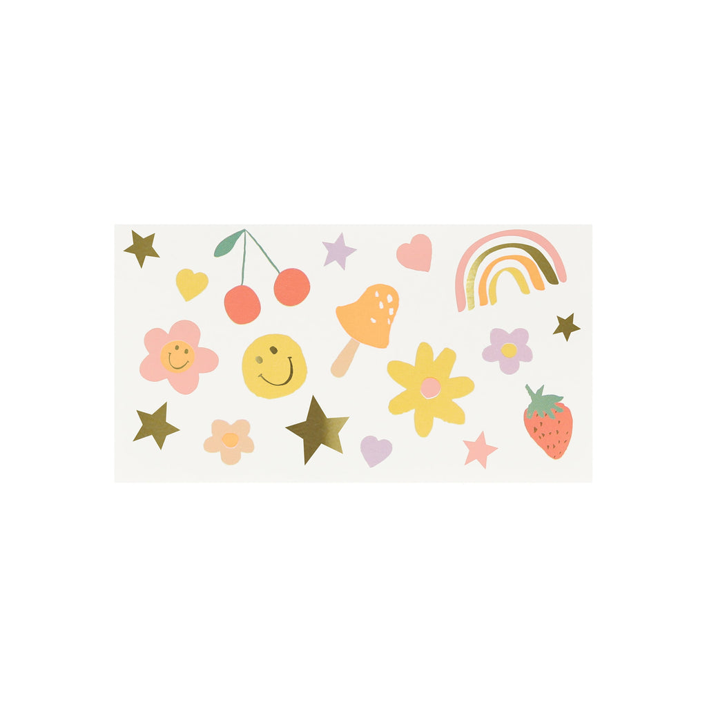 Meri Meri Happy Icons Temporary Tattoos