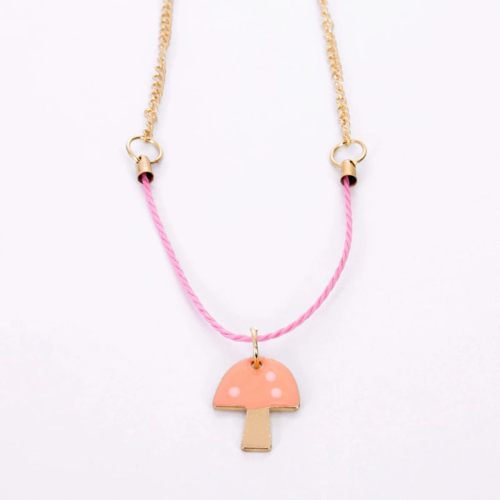 Meri Meri Enamel Mushroom Necklace