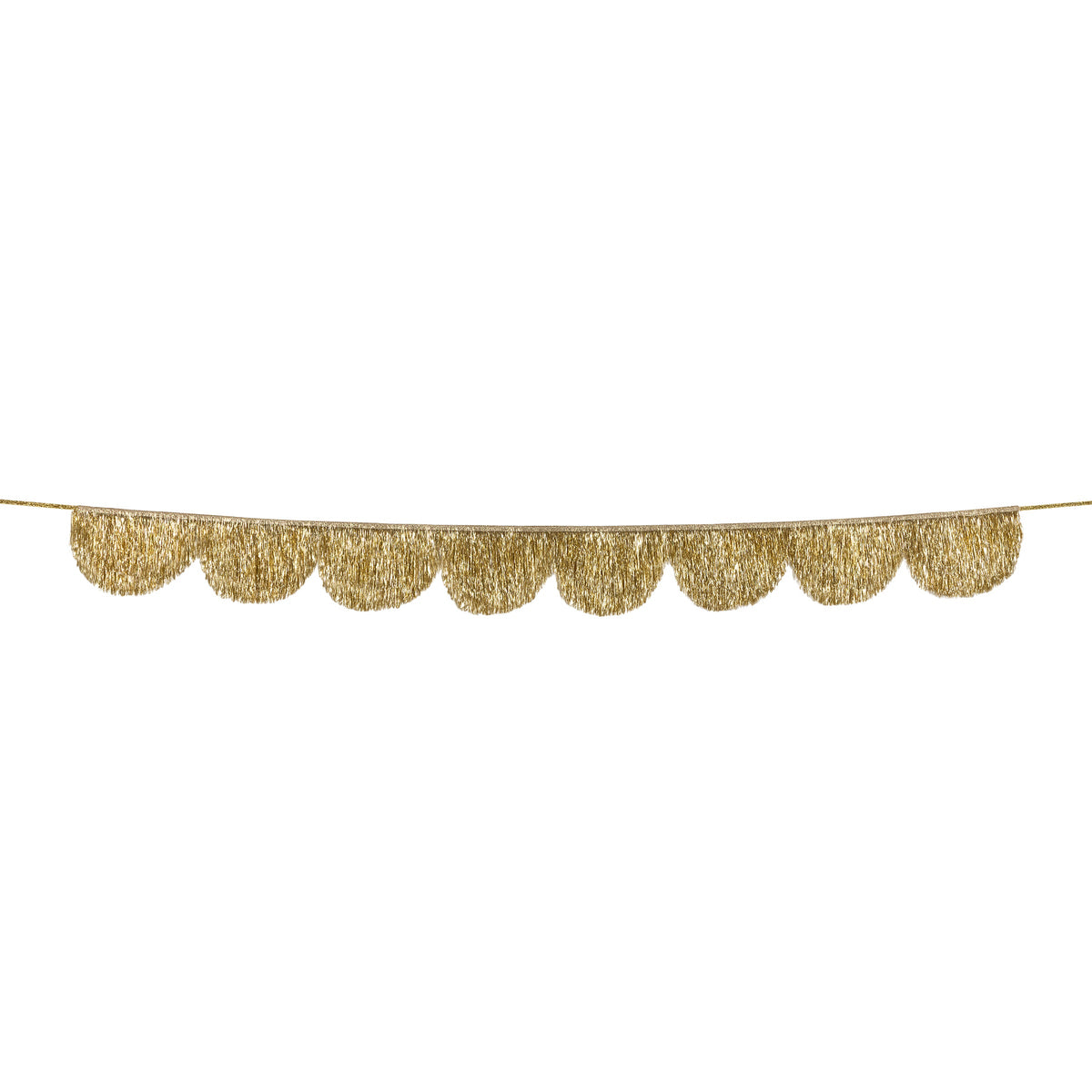 Meri Meri Gold Tinsel Scallop Garland