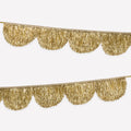 Meri Meri Gold Tinsel Scallop Garland