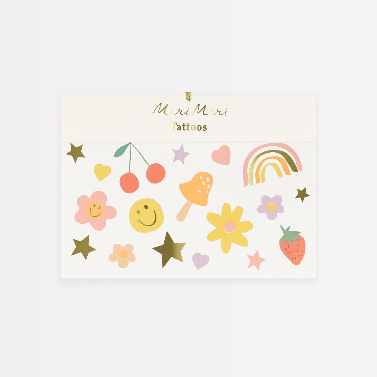 Meri Meri Happy Icons Temporary Tattoos