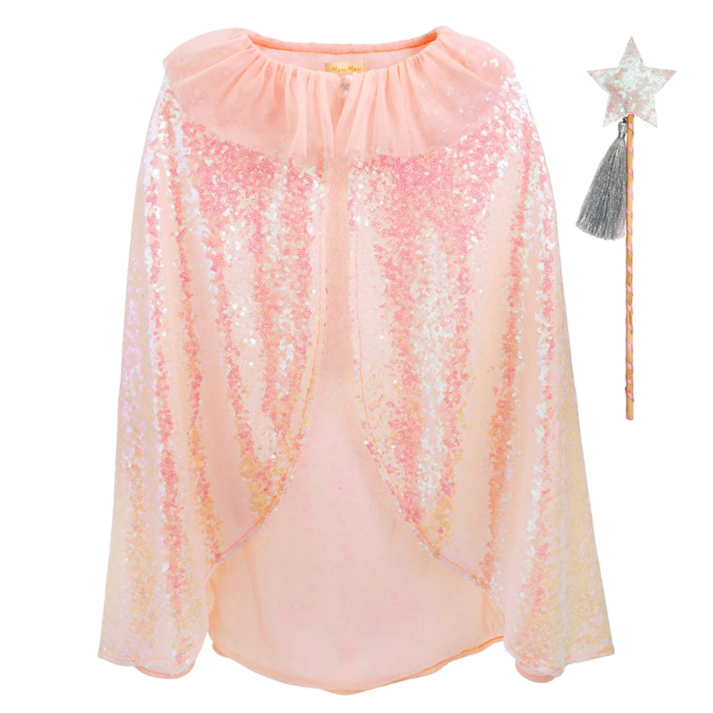 Meri Meri Iridescent Sequin Cape Dress