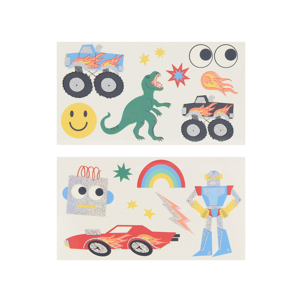 Meri Meri Toybox Icon Temporary Tattoos