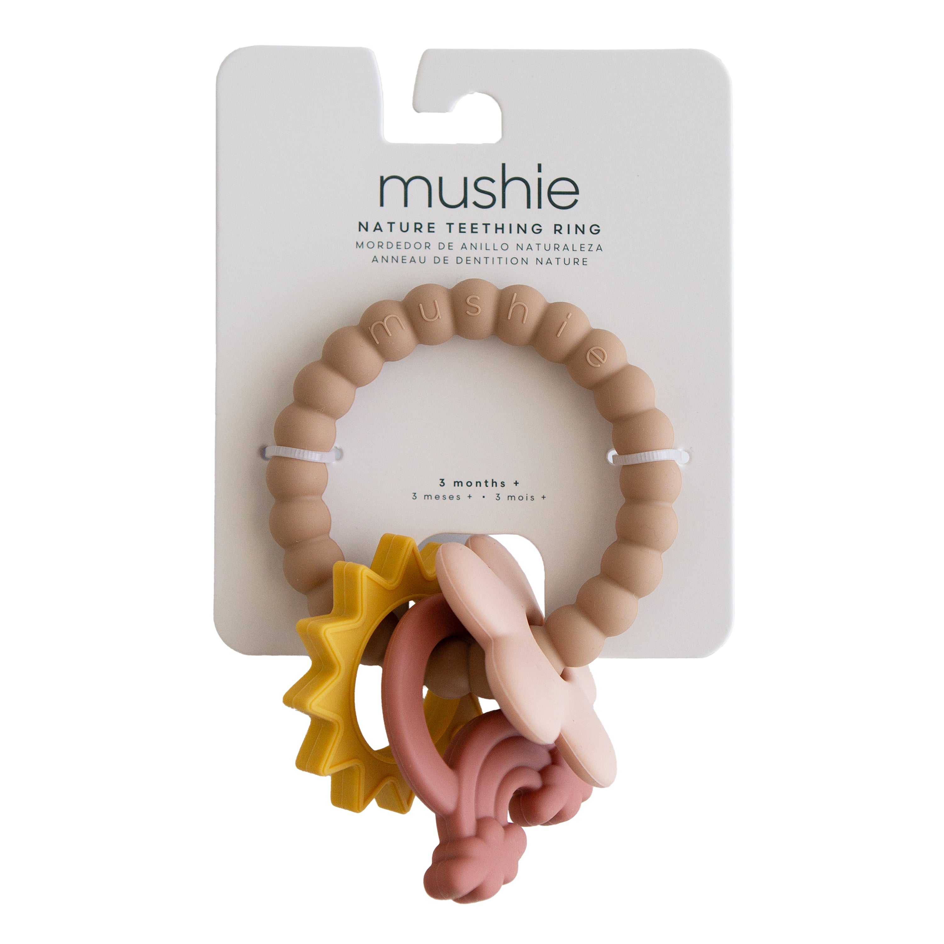 Mushie Teething Ring - Nature