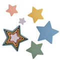 Mushie retro nesting and stacking star toy for babies, Cucurucu