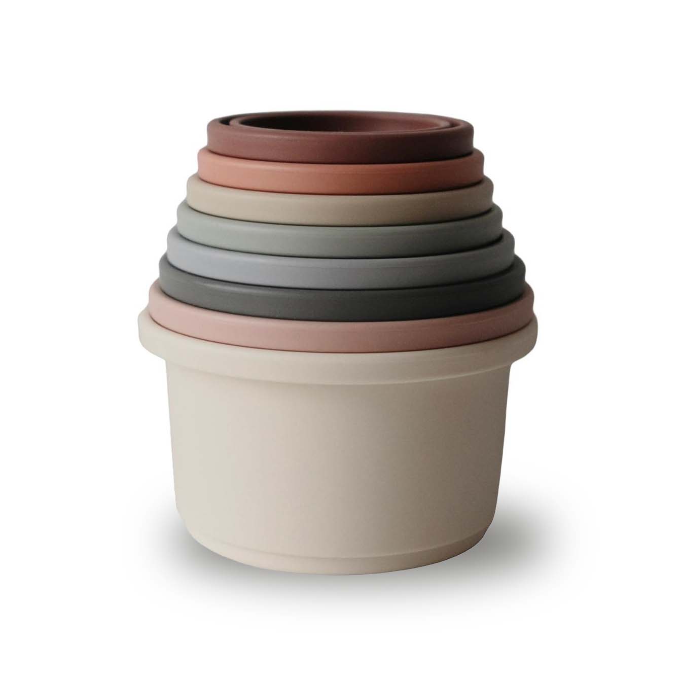 Mushie Stacking Cups - Original