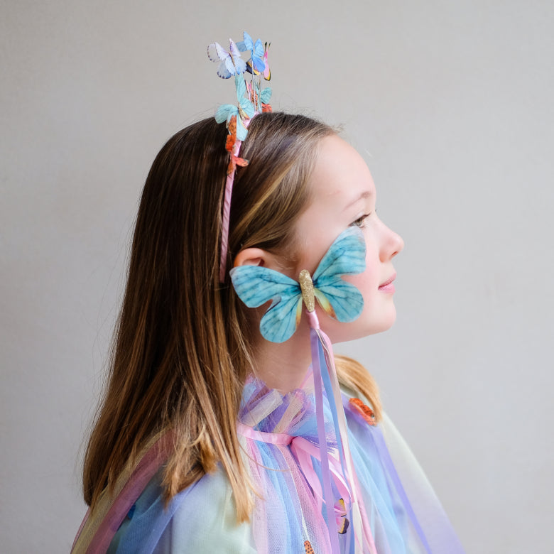 Butterfly headdress dress-up accessory for kids, Mimi & Lula