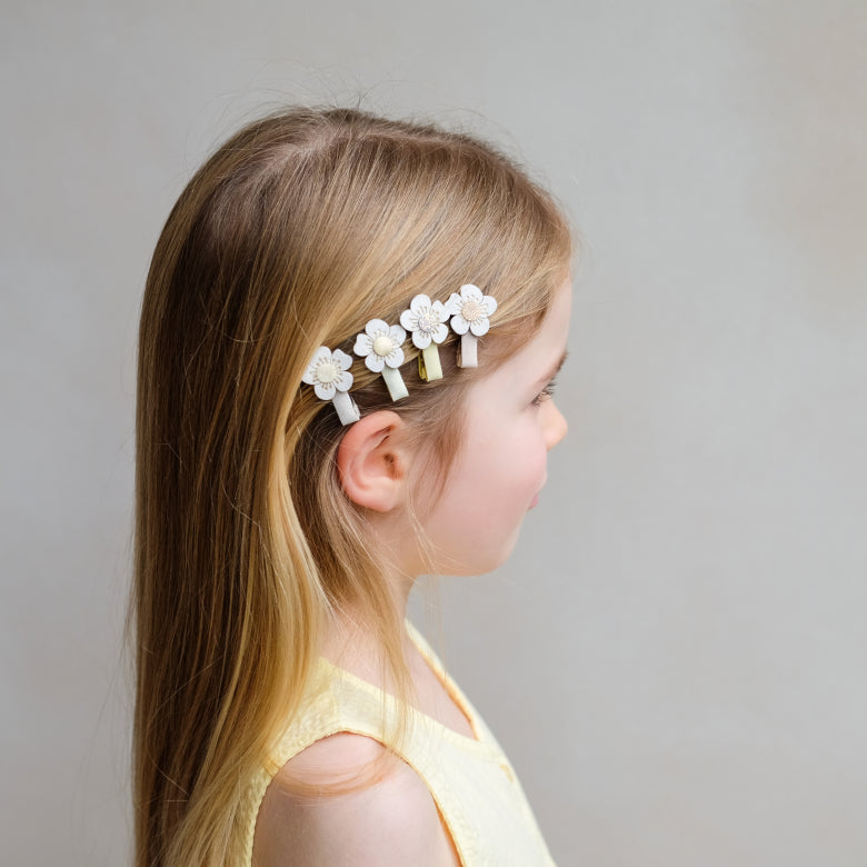 Blossom kids' mini hair clips, Mimi and Lula