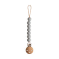 Mushie Halo Stone pacifier clip, baby dummy clip, Cucurucu