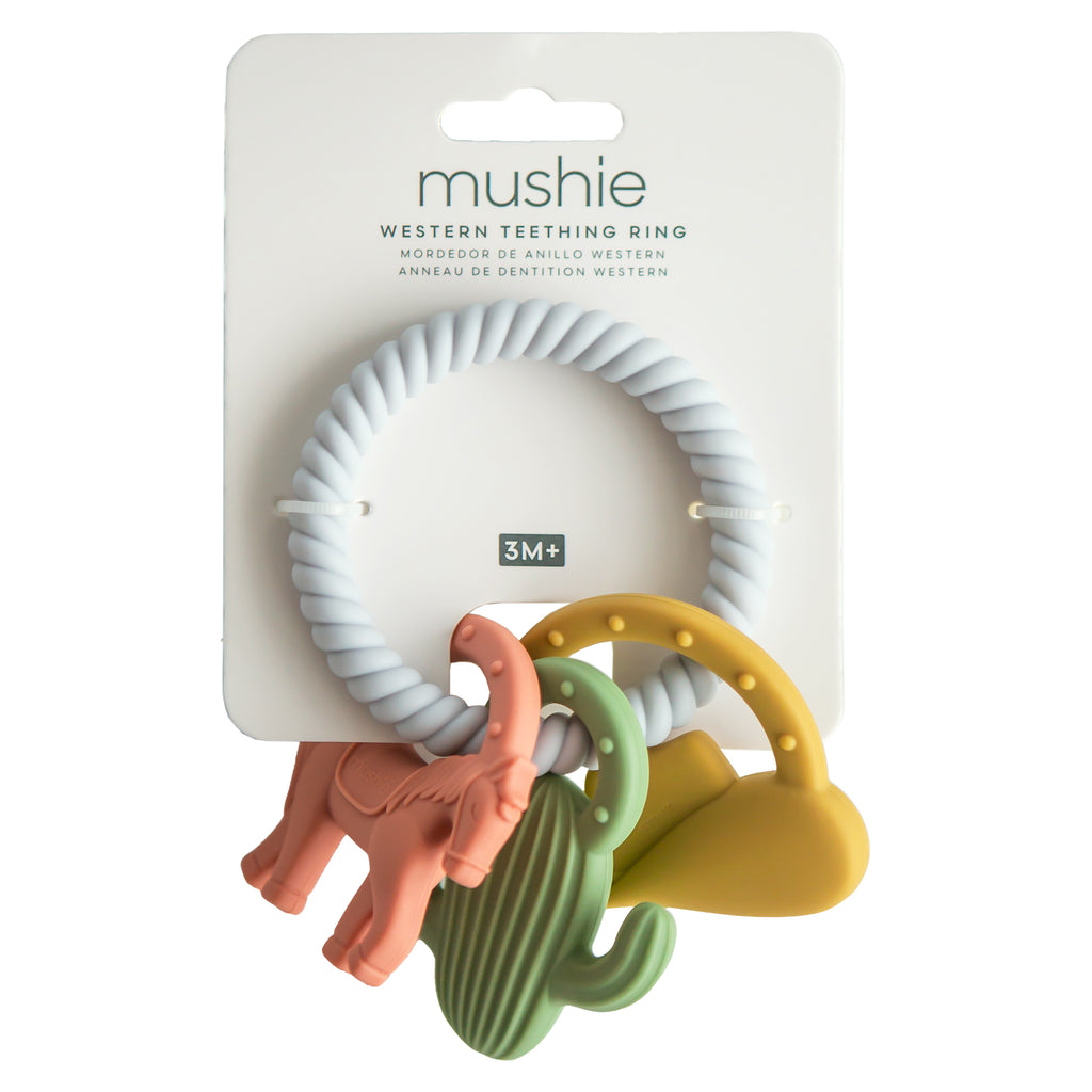 Mushie Teething Ring - Western